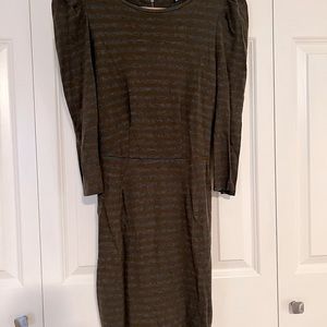 Ella Moss knit zip-back dress, S.